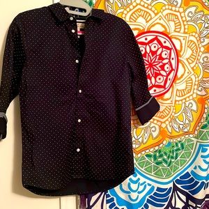 Boys polkadot button-down